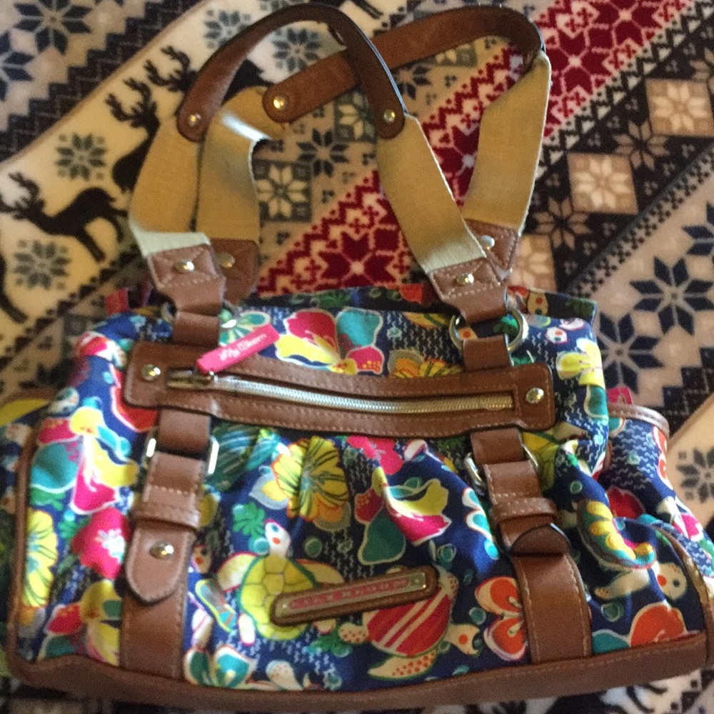 Lily bloom turtle purse